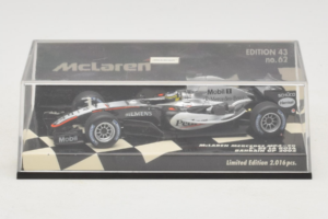 McLaren MP4-20 Mercedes P. de la Rosa F1 2005 Minichamps 1:43 530054315 Metāls — attēls 4 no 5