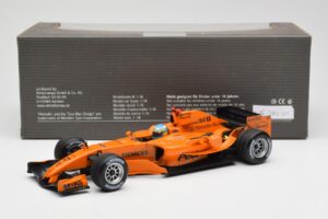 McLaren Mercedes MP4-20 P. de la Rosa F1 Test Car 2006 Minichamps 1:18 PEDRO001 Metāls — attēls 6 no 6
