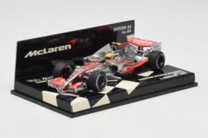 McLaren Mercedes MP4-22 #2 L. Hamilton Race Car 2007 Minichamps 1:43 530074302 Metāls — attēls 2 no 5