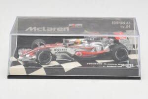 McLaren Mercedes MP4-22 #2 L. Hamilton Race Car 2007 Minichamps 1:43 530074302 Metāls — attēls 5 no 5
