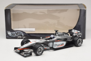 McLaren MP4-16 Mercedes #3 D. Coulthard F1 2001 Hot Wheels 1:18 50199 Metāls — attēls 6 no 6