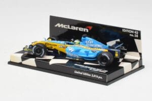 McLaren MP4-19B #5 D. Coulthard F1 2004 Minichamps 1:43 530044315 Metāls — attēls 2 no 5