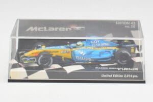 McLaren MP4-19B #5 D. Coulthard F1 2004 Minichamps 1:43 530044315 Metāls — attēls 5 no 5