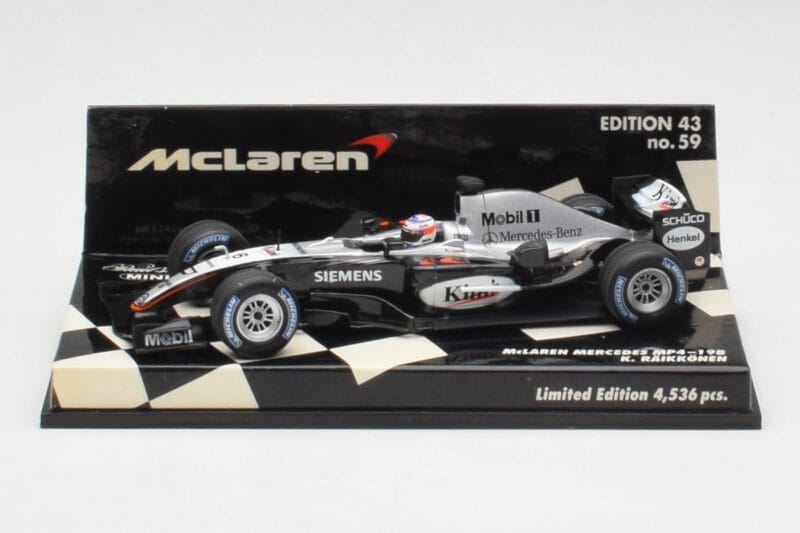 McLaren MP4-19B #6 K. Raikkonen F1 2004 Minichamps 1:43 530044316 Metāls