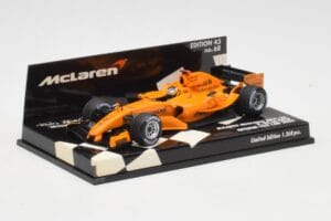 McLaren MP4/20 P. de la Rosa 2006 Minichamps 1:43 530064394 Metāls — attēls 2 no 5
