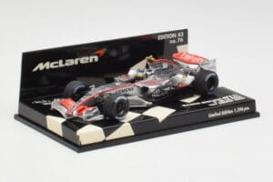 McLaren MP4-21 P. de la Rosa Test 2006 Minichamps 1:43 530064343 Metāls — attēls 3 no 5