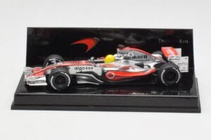 McLaren MP4-22 L. Hamilton F1 Showcar 2007 Minichamps 1:43 530074372 Metāls