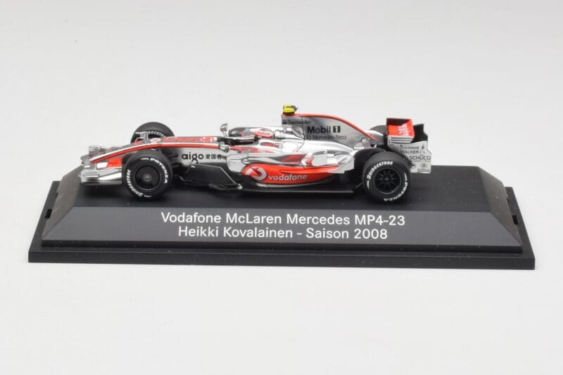 McLaren MP4-23 #23 H. Kovalainen F1 2008 Minichamps 1:43 B66962423 Metāls