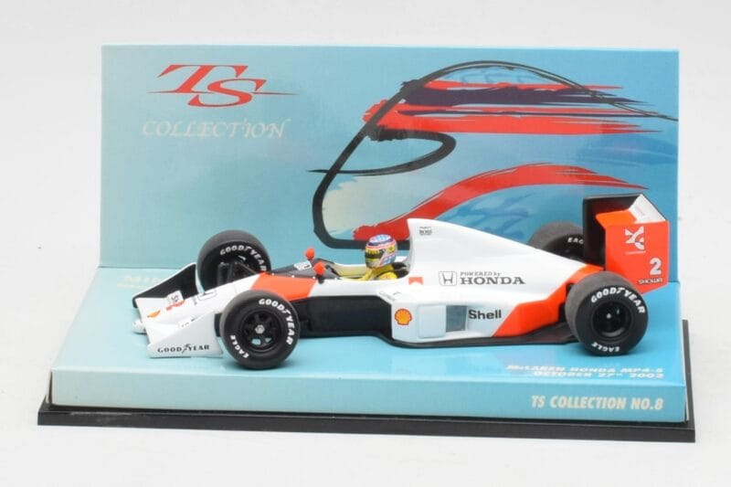 McLaren MP4/5 T. Sato Demonstration Run 2002 Minichamps 1:43 518020102 Metāls