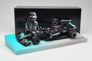 Mercedes AMG Petronas W11 #44 L. Hamilton Winner British GP 2020 Minichamps 1:18 113200444 Metāls — attēls 7 no 7