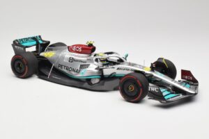 Mercedes AMG W13 E Performance Petronas #44 L. Hamilton Spanish GP 2022 Minichamps 1:18 110220044 Metāls — attēls 4 no 7