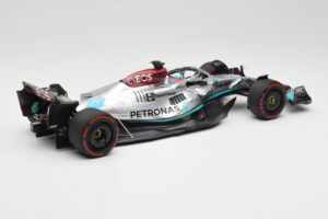 Mercedes AMG W13 E Performance Petronas #63 G. Russell Brazilian GP 1st Win 2022 Minichamps 1:18 110222163 Sveķi — attēls 2 no 7