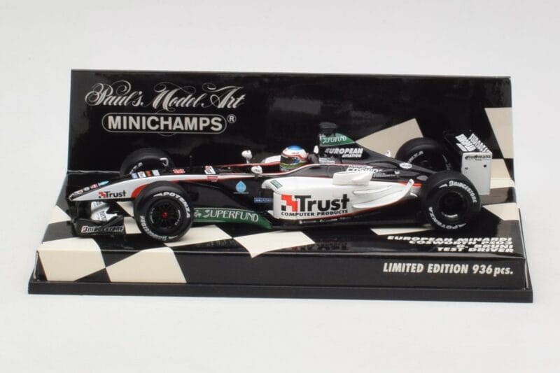 Minardi Cosworth PS03 #19 G. Bruni F1 2003 Minichamps 1:43 400030139 Metāls