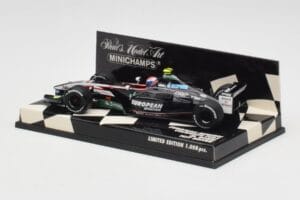 Minardi Cosworth PS03 M. Bobbi Test Car 2003 Minichamps 1:43 400030039 Metāls — attēls 4 no 5