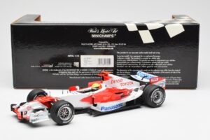 Panasonic Toyota Racing TF106 #8 R. Schumacher F1 2006 Minichamps 1:18 100060007 Metāls — attēls 6 no 6