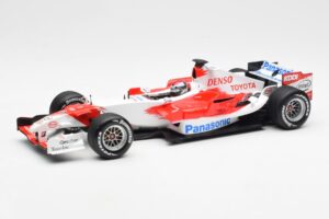 Toyota TF106 Panasonic Toyota Racing J. Trulli F1 Presentation 2006 Minichamps 1:18 AM59554H Metāls