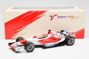Toyota TF106 Panasonic Toyota Racing J. Trulli F1 Presentation 2006 Minichamps 1:18 AM59554H Metāls — attēls 6 no 6