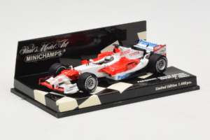 Toyota TF106 Panasonic #12 J. Trulli Panasonic Toyota Racing Showcar 2006 Minichamps 1:43 400060078 Metāls — attēls 2 no 5