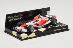 Toyota J. Trulli Panasonic Toyota Racing Showcar F1 2007 Minichamps 1:43 400070082 Metāls — attēls 2 no 5
