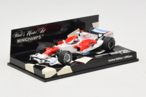 Toyota TF108 #9 J. Trulli Panasonic Toyota Racing Showcar F1 2008 Minichamps 1:43 400080081 Metāls — attēls 2 no 5