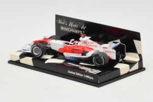 Toyota TF108 #9 J. Trulli Panasonic Toyota Racing Showcar F1 2008 Minichamps 1:43 400080081 Metāls — attēls 3 no 5