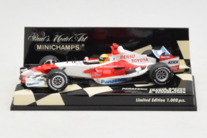 Toyota TF107 Panasonic #11 R. Schumacher Panasonic Toyota Racing Showcar 2007 Minichamps 1:43 400070081 Metāls