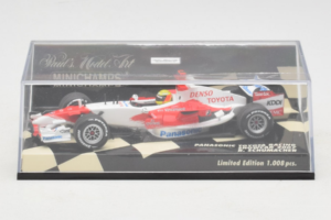 Toyota TF107 Panasonic #11 R. Schumacher Panasonic Toyota Racing Showcar 2007 Minichamps 1:43 400070081 Metāls — attēls 5 no 5