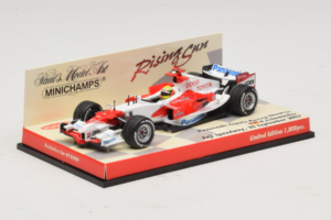 Panasonic Toyota Racing TF107 R. Schumacher F1 Showcar 2007 Minichamps 1:43 403070081 Metāls — attēls 2 no 5