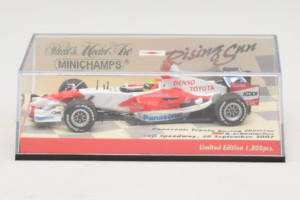 Panasonic Toyota Racing TF107 R. Schumacher F1 Showcar 2007 Minichamps 1:43 403070081 Metāls — attēls 5 no 5
