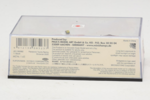 Panasonic Toyota Racing TF108 T. Glock F1 Showcar 2008 Minichamps 1:43 403080082 Metāls — attēls 4 no 5