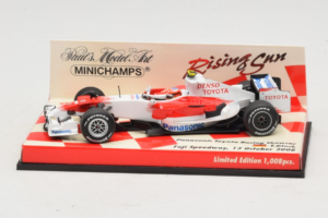 Panasonic Toyota Racing TF108 T. Glock F1 Showcar 2008 Minichamps 1:43 403080082 Metāls