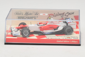 Panasonic Toyota Racing TF108 T. Glock F1 Showcar 2008 Minichamps 1:43 403080082 Metāls — attēls 5 no 5