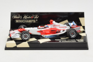 Toyota TF106 Panasonic #11 R. Schumacher Panasonic Toyota Racing 2006 Minichamps 1:43 400060007 Metāls