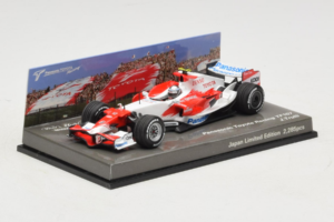 Toyota TF107 #12 J. Trulli Panasonic Toyota Racing Showcar F1 2007 Minichamps 1:43 AM60129 Metāls — attēls 2 no 6