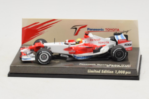 Toyota TF107 #11 R. Schumacher Panasonic Toyota Racing F1 2007 Minichamps 1:43 AM601286 Metāls