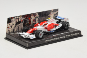 Toyota TF108 #17 T. Glock Panasonic Toyota Racing F1 2008 Minichamps 1:43 AM61152 Metāls — attēls 2 no 6