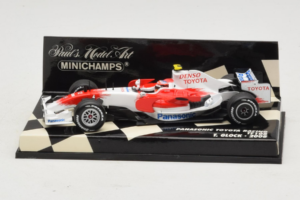 Toyota TF108 #11 T. Glock Panasonic Toyota Racing F1 2008 Minichamps 1:43 400080012 Metāls