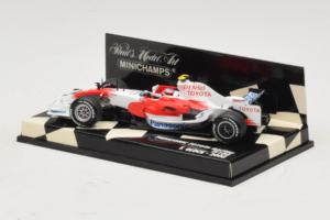 Toyota TF108 #11 T. Glock Panasonic Toyota Racing F1 2008 Minichamps 1:43 400080012 Metāls — attēls 3 no 5