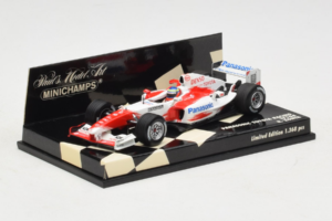 Toyota TF104 Panasonic #16 R. Zonta Panasonic Toyota Racing 2004 Minichamps 1:43 400040116 Metāls — attēls 2 no 5
