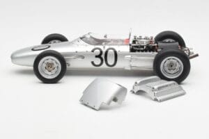 Porsche 804 #30 D. Gurney French Grand Prix 1962 AUTOart 1:18 86271 Metāls — attēls 3 no 6