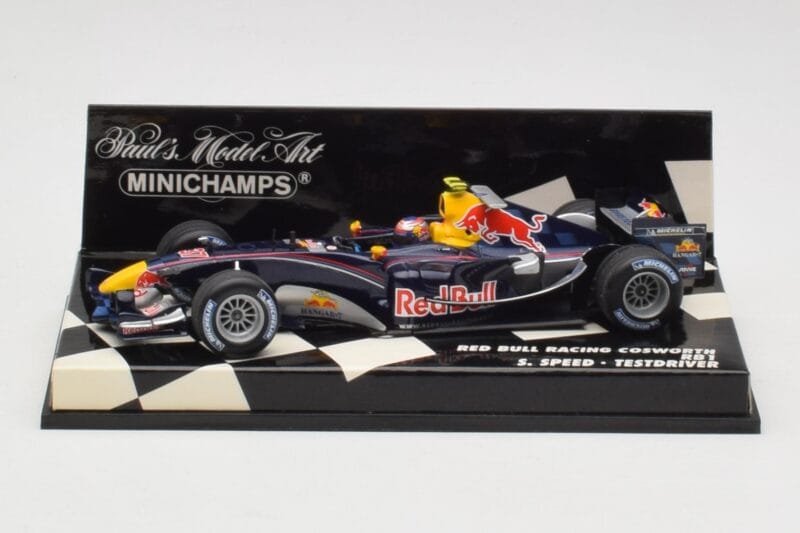 Red Bull RB1 Cosworth S. Speed Test Car 2005 Minichamps 1:43 400050137 Metāls