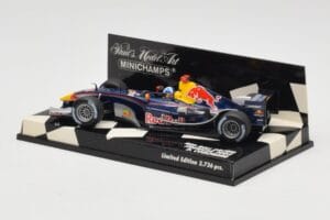 Red Bull Racing D. Coulthard Showcar 2005 Minichamps 1:43 400050084 Metāls — attēls 3 no 5