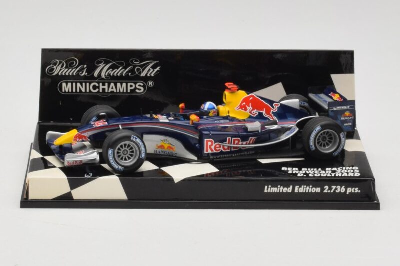 Red Bull Racing D. Coulthard Showcar 2005 Minichamps 1:43 400050084 Metāls