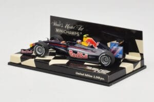 Red Bull Racing Renault RB5 #15 S. Vettel Showcar 2009 Minichamps 1:43 400090085 Metāls — attēls 3 no 5