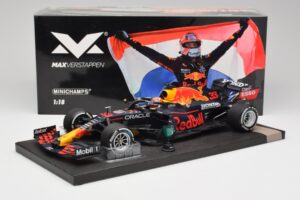 Red Bull RB16B #33 M. Verstappen Dutch GP Winner 2021 Minichamps 1:18 113212533 Metāls — attēls 6 no 7