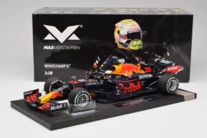 Red Bull RB16B #33 M. Verstappen Styrian & Austrian GP Winner 2021 Minichamps 1:18 113210933 Metāls — attēls 6 no 6