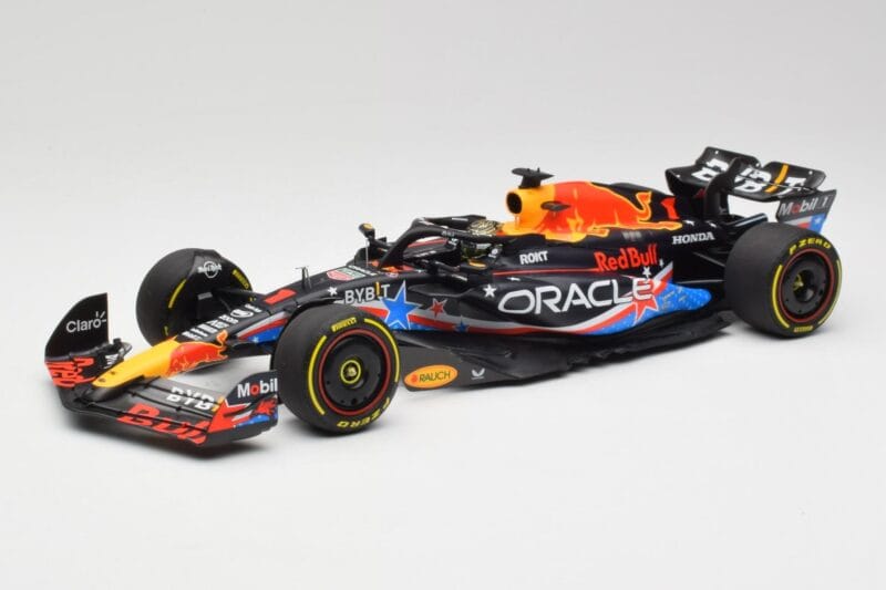 Red Bull RB19 #11 S. Perez Austin GP 2023 Minichamps 1:18 110231911 Metāls