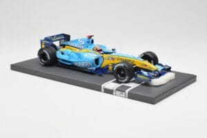 Renault F1 Team R25 #5 F. Alonso 3rd Place Brazil GP 2005 World Champion Minichamps 1:18 117051705 Metāls — attēls 4 no 7