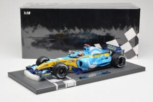 Renault F1 Team R25 #5 F. Alonso Winner French GP 2005 Minichamps 1:18 117051005 Metāls — attēls 7 no 7