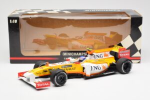 Renault F1 Team R29 #10 R. Grosjean F1 2009 Minichamps 1:18 150090108 Metāls — attēls 6 no 6